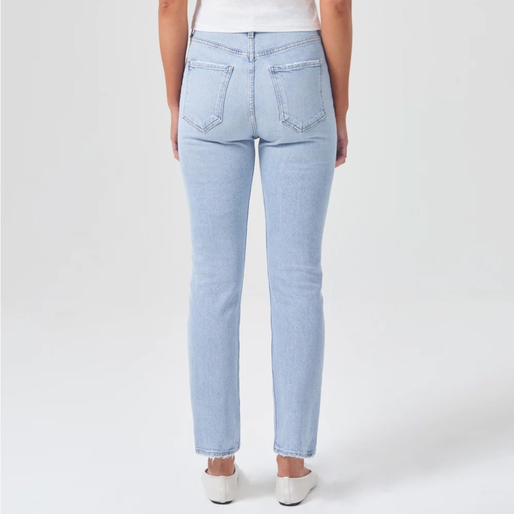 AGOLDE! Riley long high rise straight jean. Size 28, only worn once